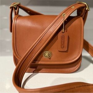 Vintage Coach 9965 Small Flap Trail Bag